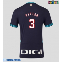 Camisa de Futebol Athletic Bilbao Dani Vivian #3 Equipamento Secundário 2025-26 Manga Curta